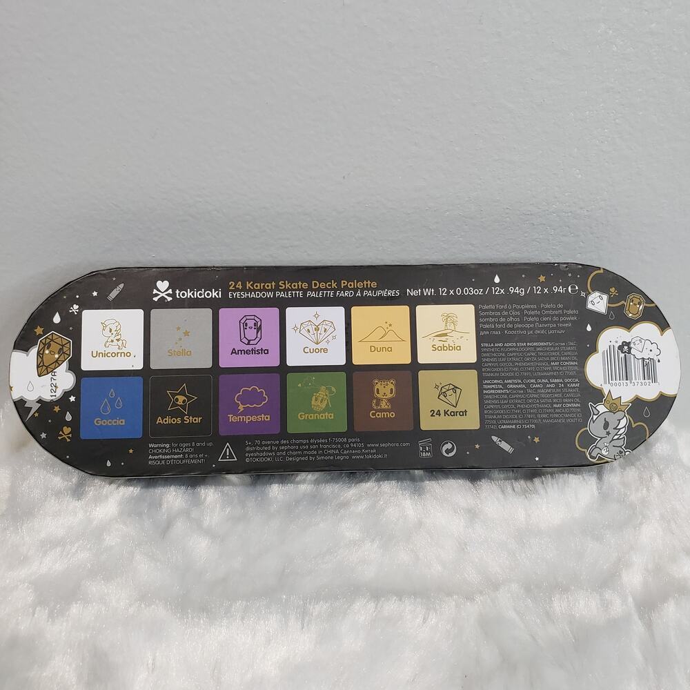 Tokidoki 24 Karat Skate Deck Eyeshadow Palette - Picture 3 of 5